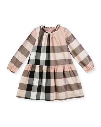 description burberry philippa check dress little girls & big girls|Girls’ Dresses & Jumpsuits .